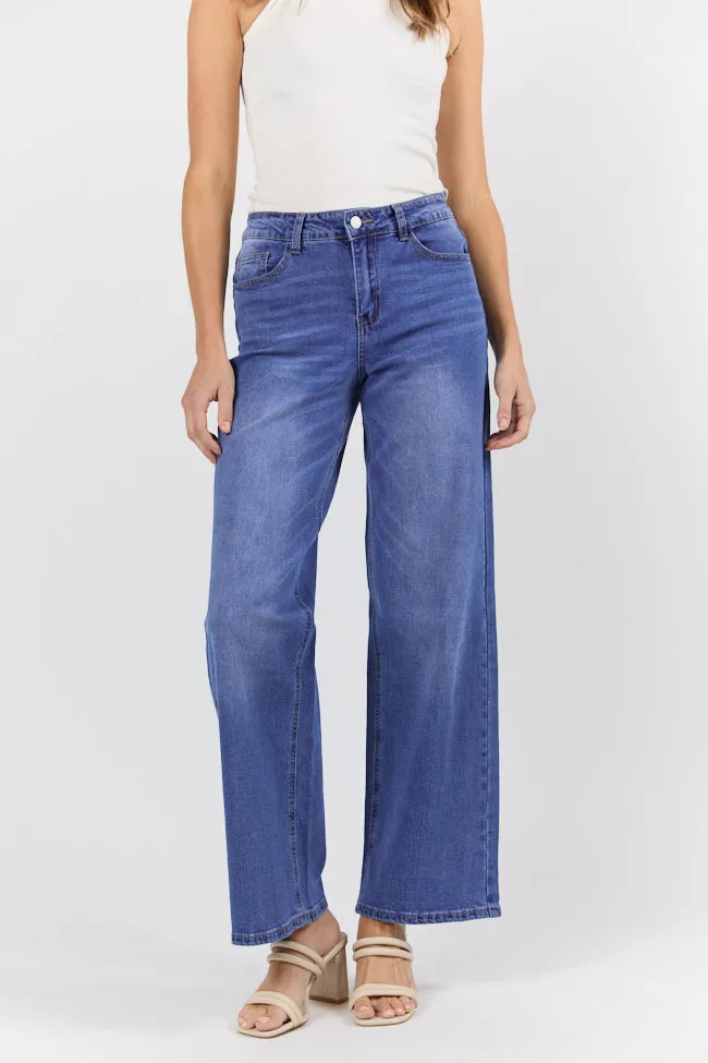 Monica Medium Wash Relaxed Jeans SALE