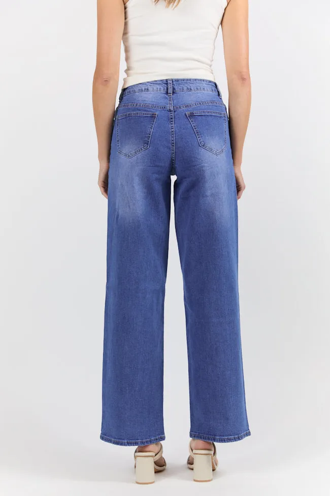Monica Medium Wash Relaxed Jeans SALE