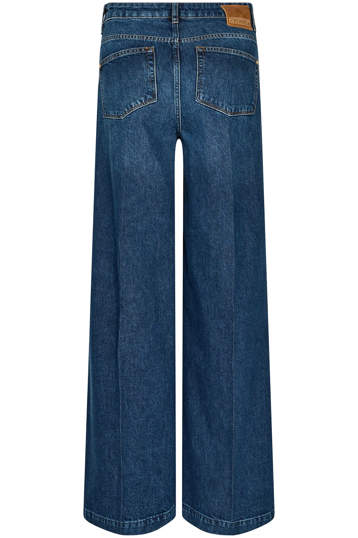 Mos Mosh 156820 MMColette Sassy Blue Denim Wide Leg Jeans