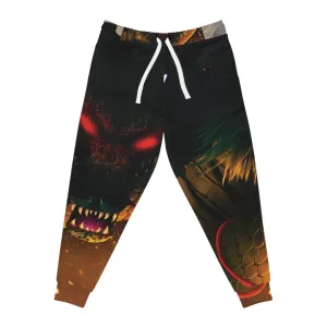 Oriental dragon joggers