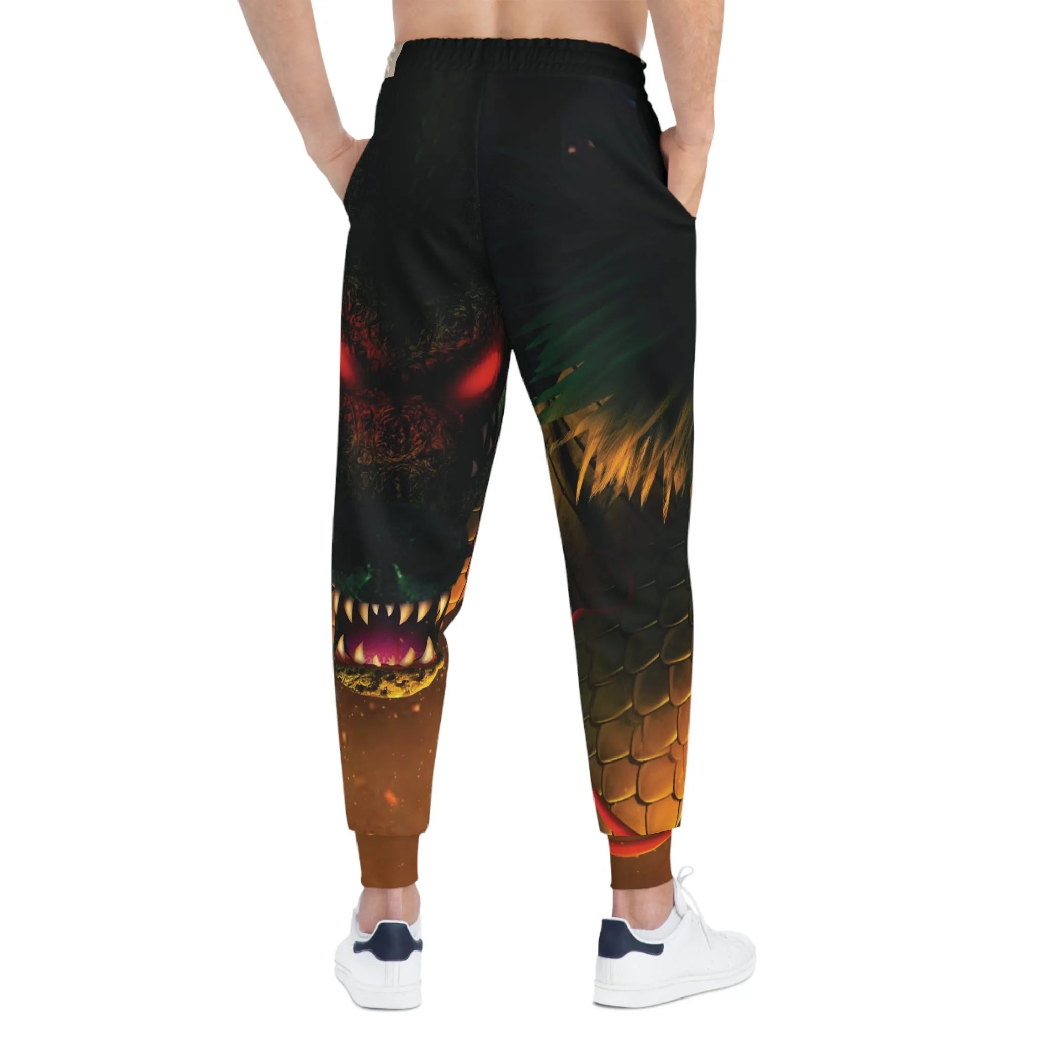 Oriental dragon joggers