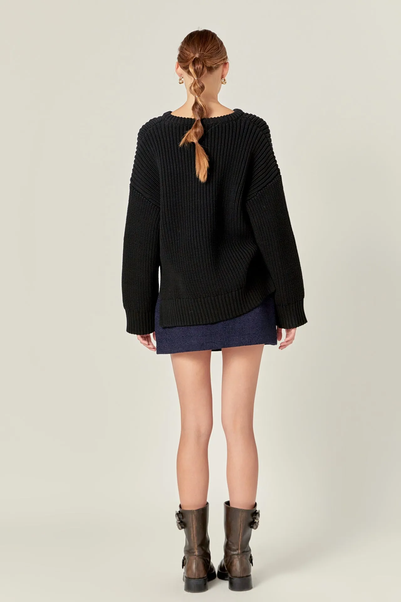 Oversize Ribbed Sweater