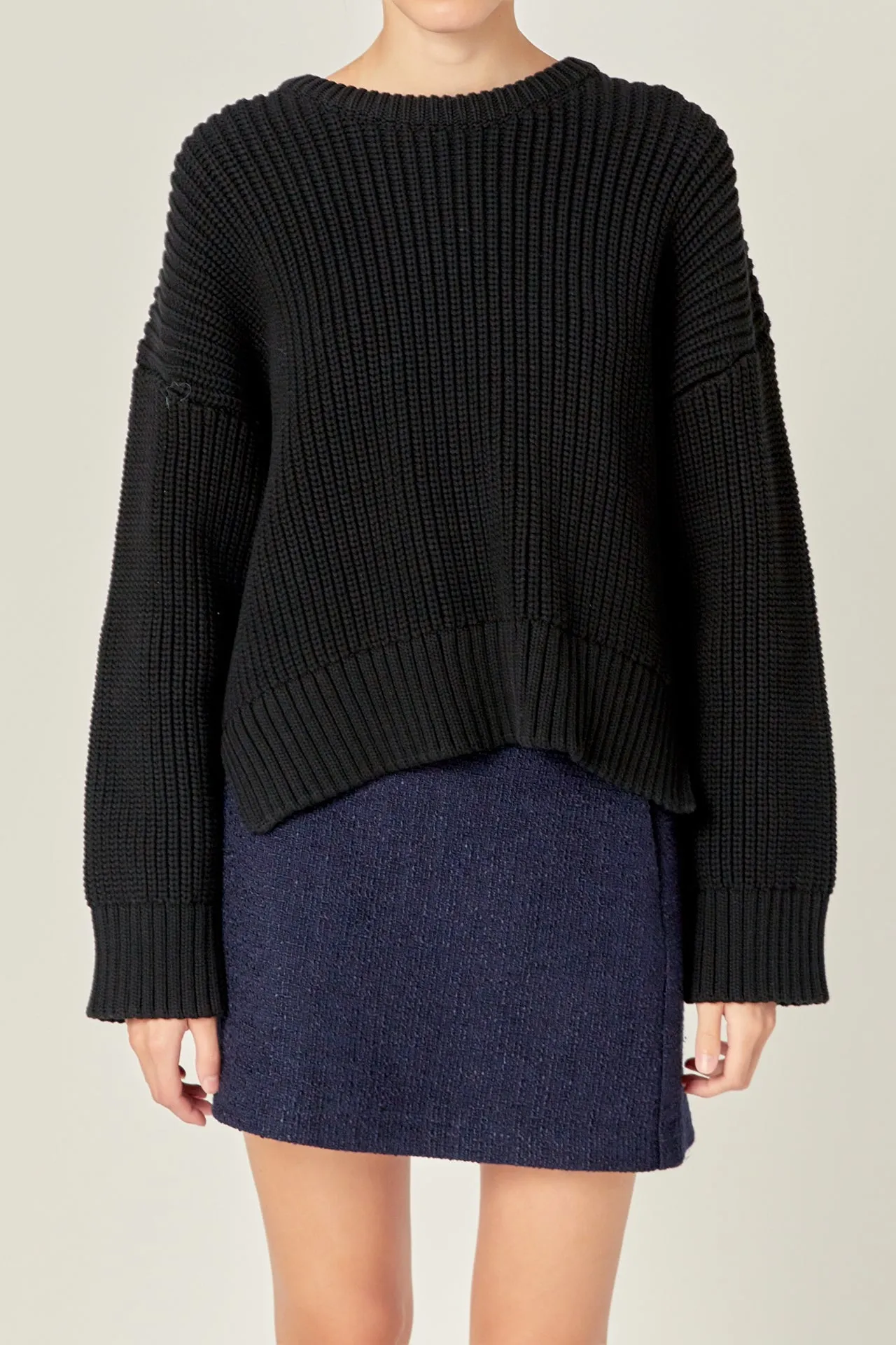 Oversize Ribbed Sweater