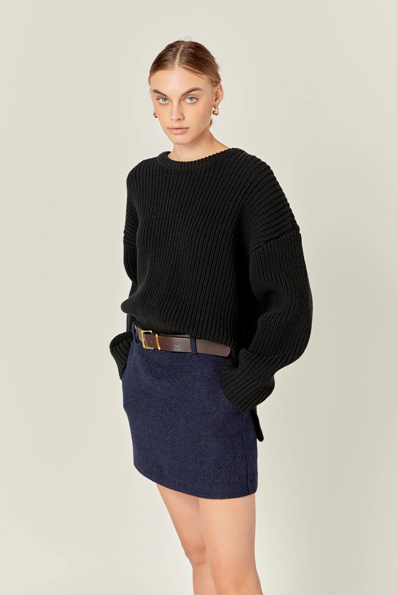 Oversize Ribbed Sweater