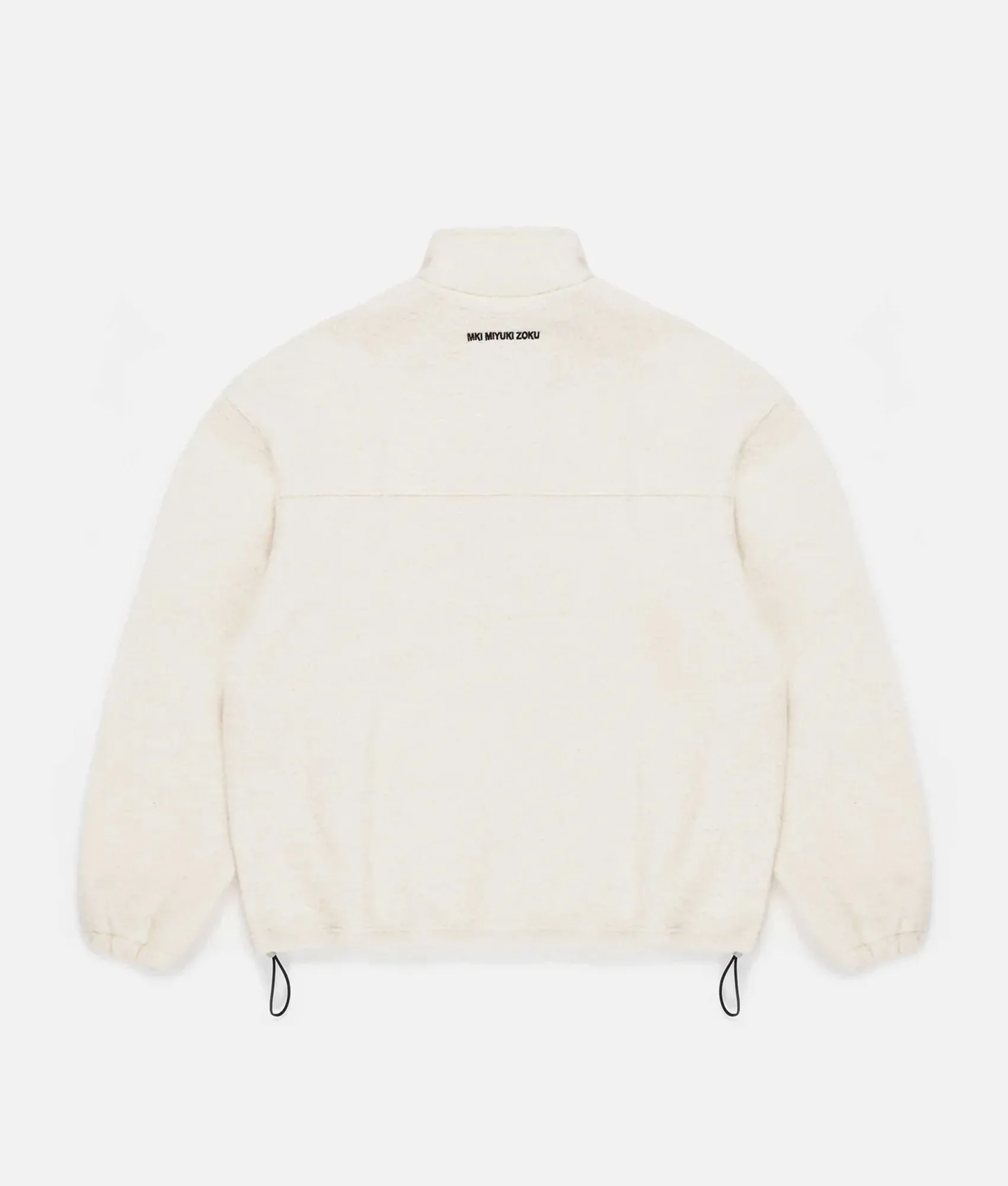 Oversized Fit Boucle Quarter Zip Jumper