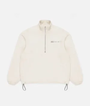 Oversized Fit Boucle Quarter Zip Jumper