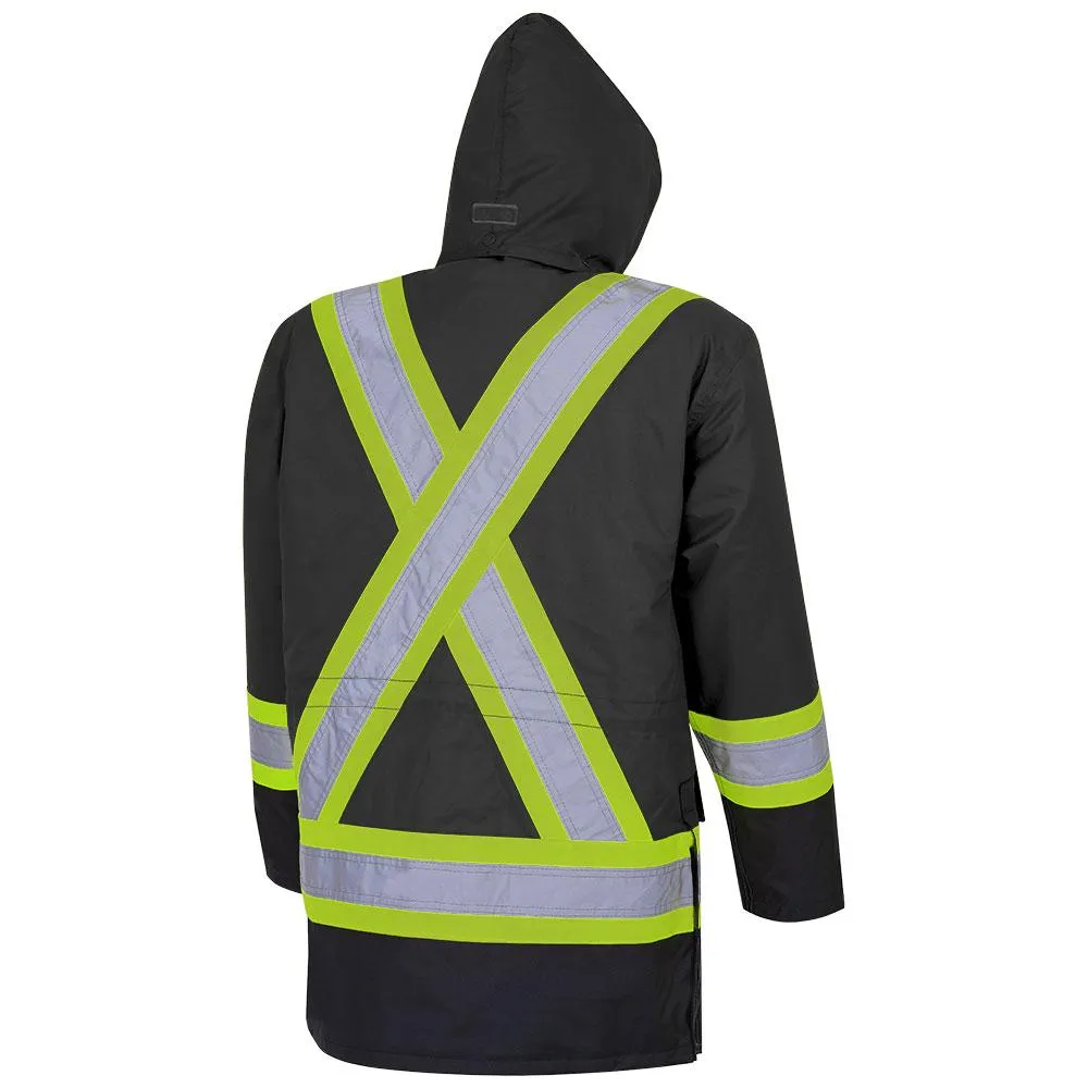 Parka - Pioneer Unisex Hi-Viz 100% Waterproof 7-in-1 Safety Parka, 5021BB / 5020BB / 5026