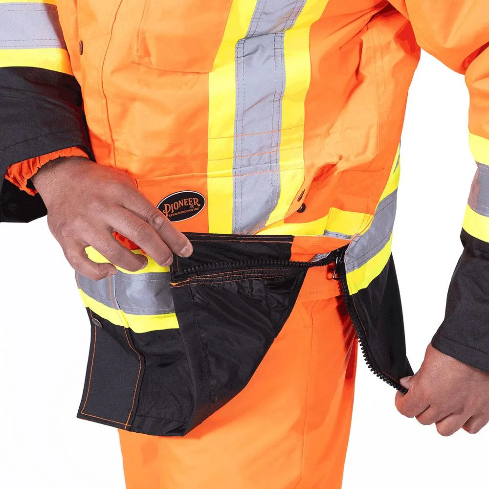 Parka - Pioneer Unisex Hi-Viz 100% Waterproof 7-in-1 Safety Parka, 5021BB / 5020BB / 5026