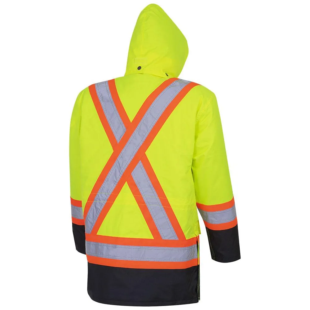 Parka - Pioneer Unisex Hi-Viz 100% Waterproof 7-in-1 Safety Parka, 5021BB / 5020BB / 5026