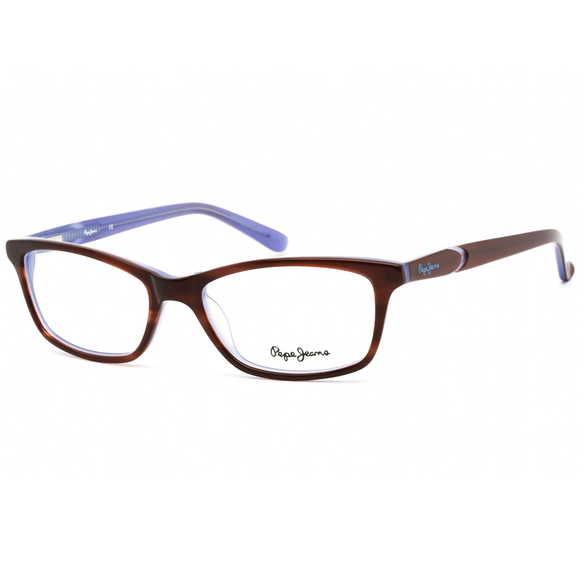 Pepe Jeans Women's Eyeglasses - Clear Lens Brown Horn Rectangular Frame | PJ3124 C3