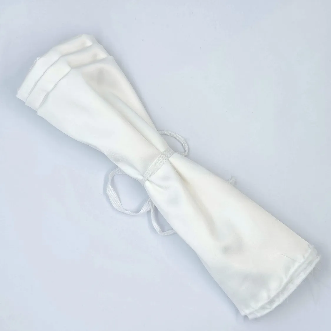 Remnant Stretch Polyester Lining White