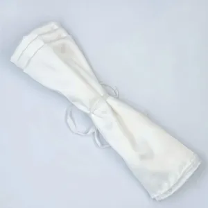 Remnant Stretch Polyester Lining White
