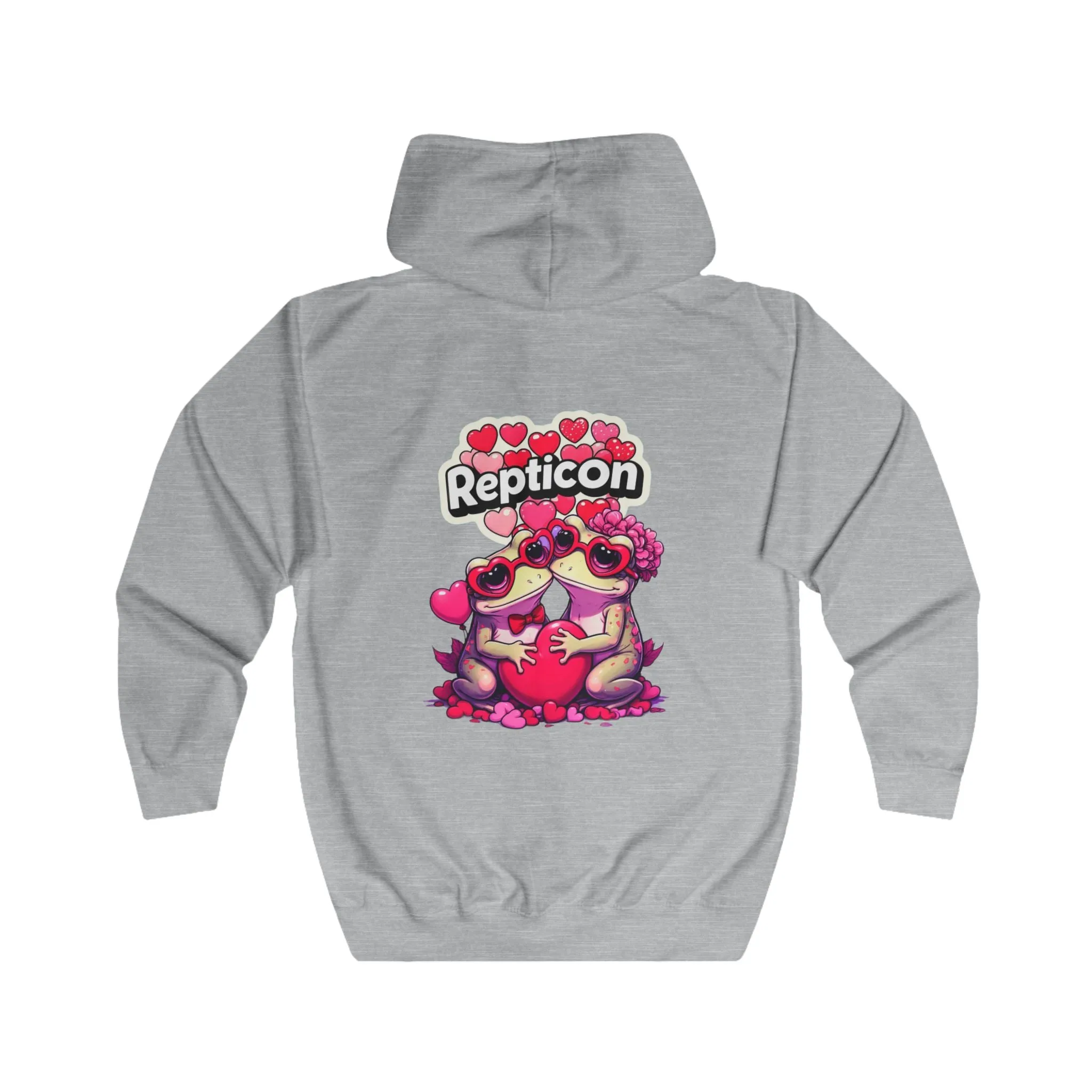 Repticon Unisex Full Zip Hoodie w/ Valentine Toads
