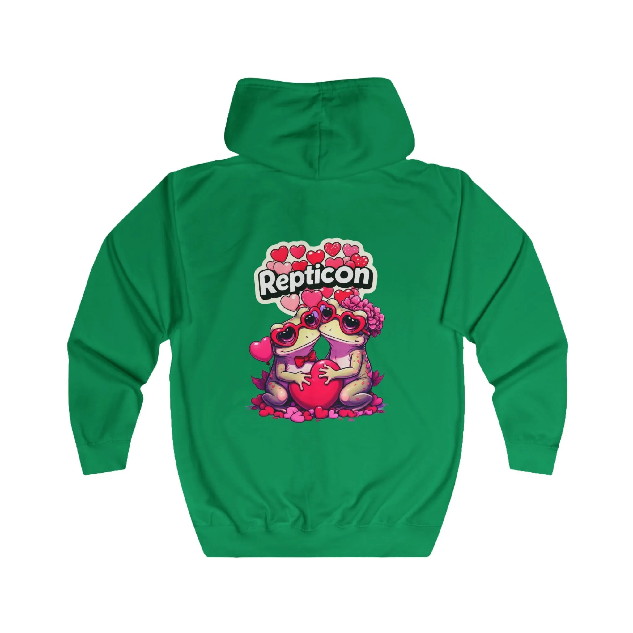 Repticon Unisex Full Zip Hoodie w/ Valentine Toads