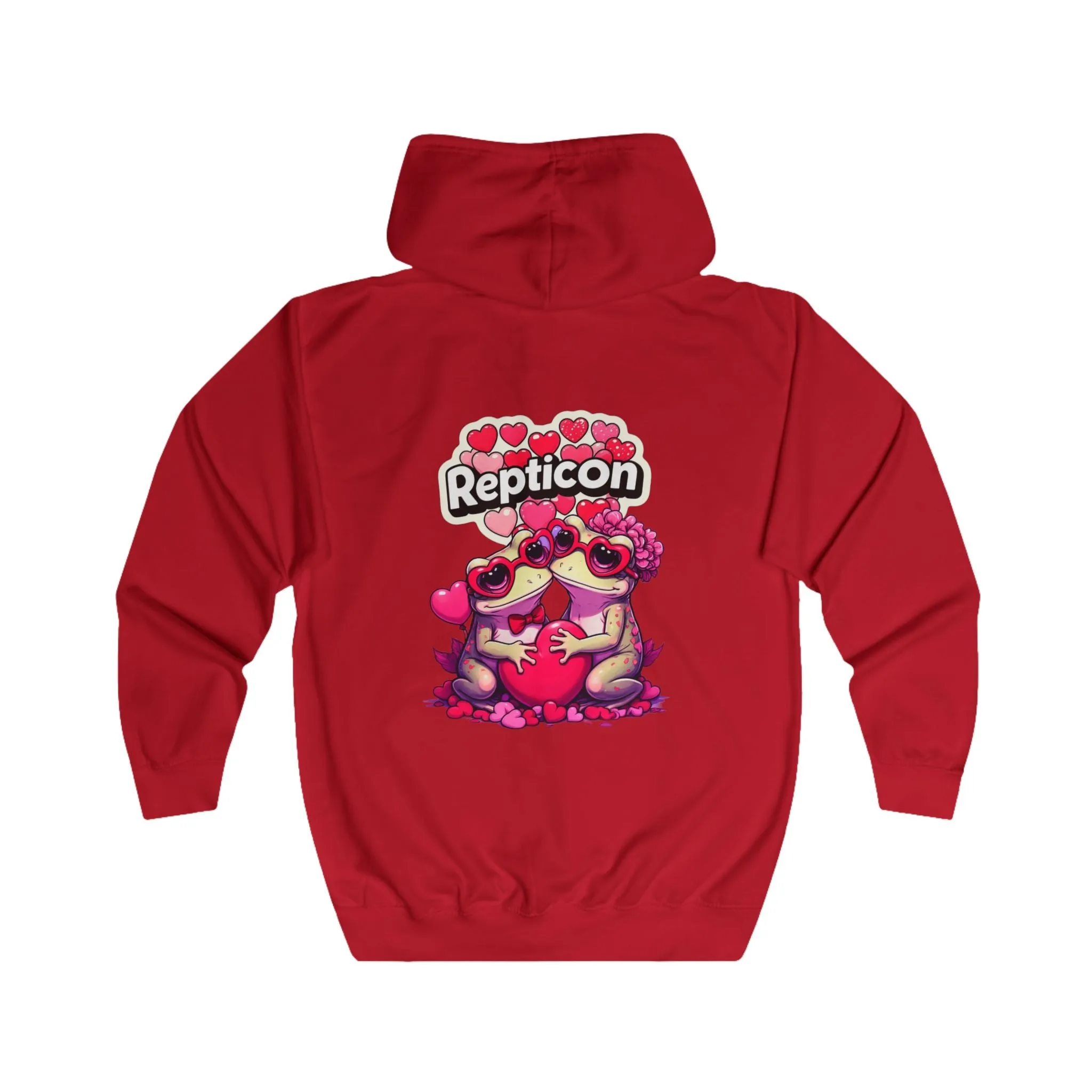 Repticon Unisex Full Zip Hoodie w/ Valentine Toads