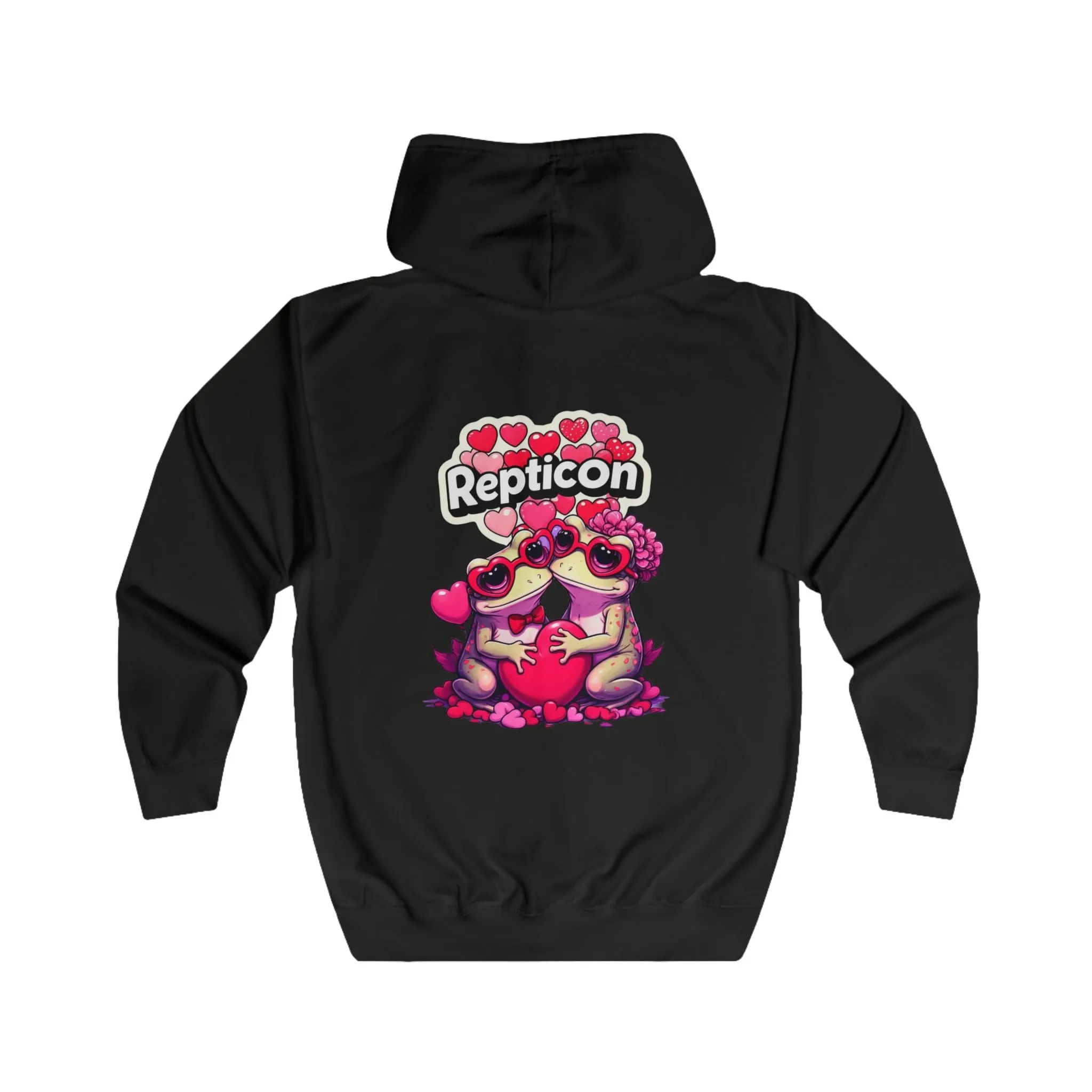 Repticon Unisex Full Zip Hoodie w/ Valentine Toads