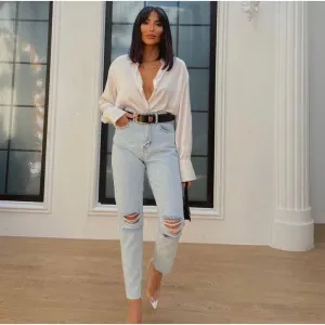 Ripped Detailed Jeans