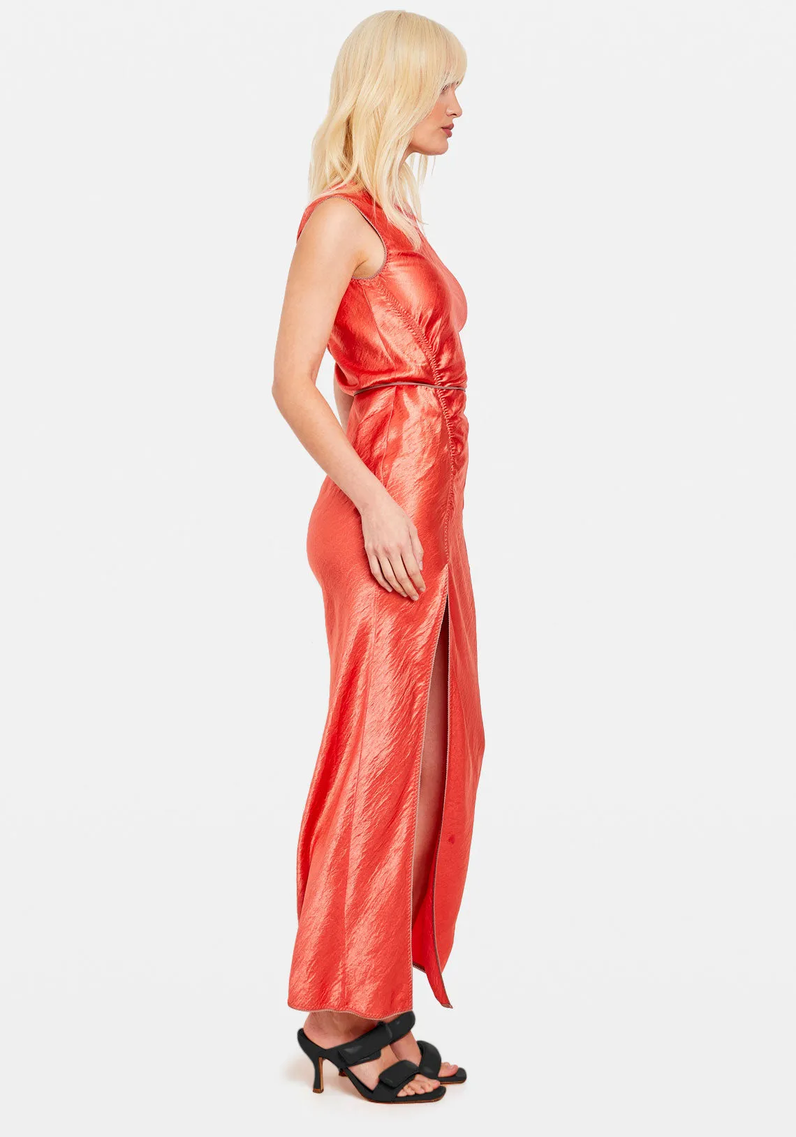 Rosalie Maxi Dress Coral
