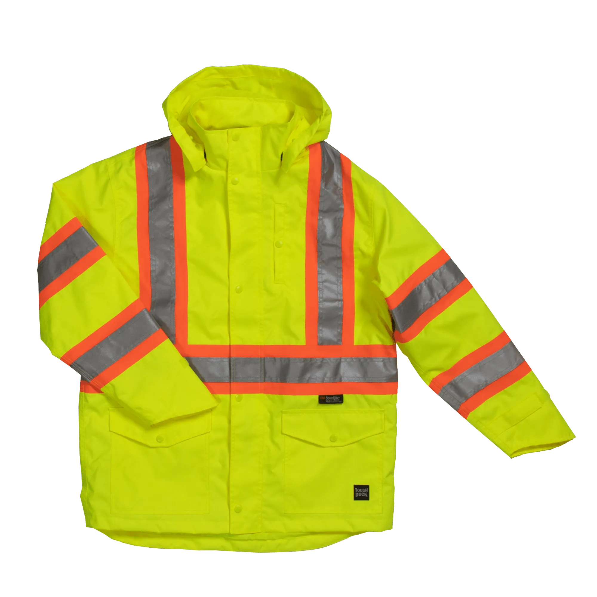 Safety Rain Jacket - Green 3X 