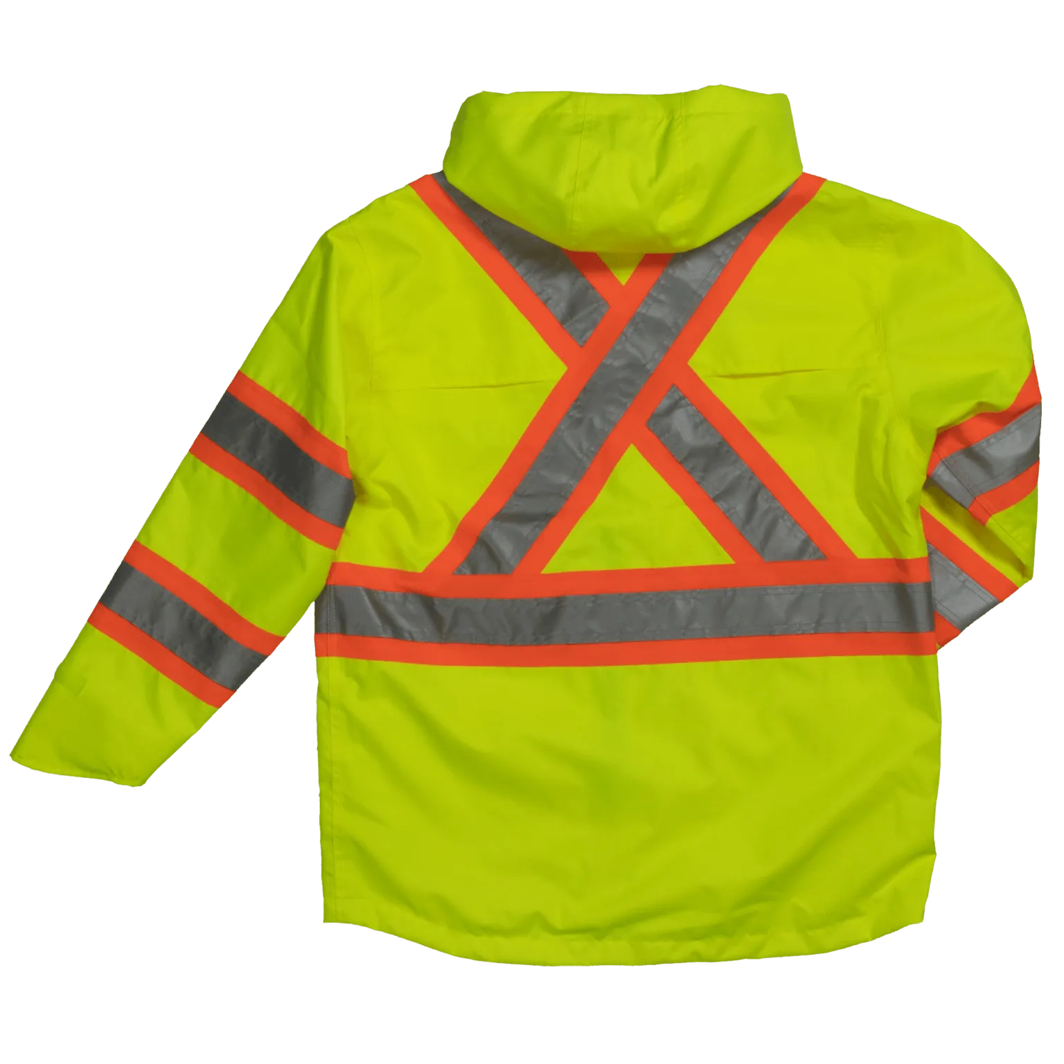 Safety Rain Jacket - Green 3X 