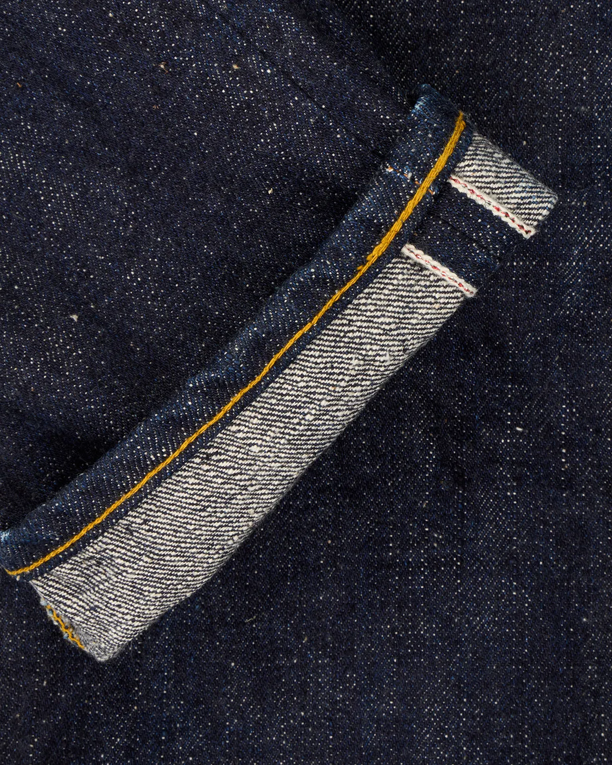 Samurai Jeans S211VX 'Benkei' Relaxed Tapered Slubby 17oz Selvedge Jeans - Indigo Onewash