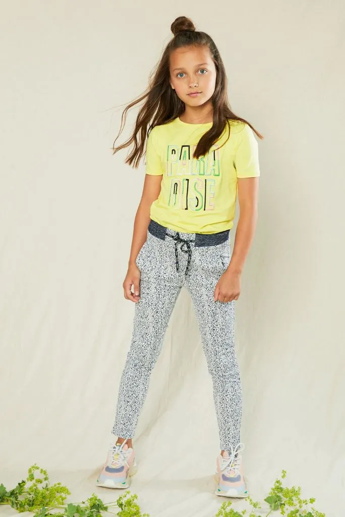 Secler Pants With Pintucks - Animal Print
