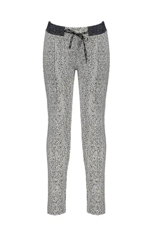 Secler Pants With Pintucks - Animal Print