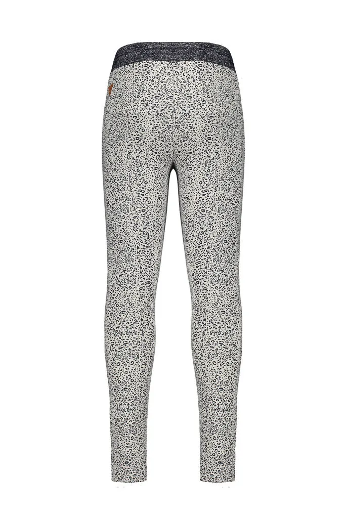 Secler Pants With Pintucks - Animal Print