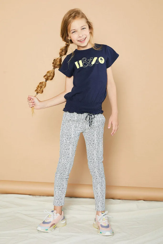 Secler Pants With Pintucks - Animal Print