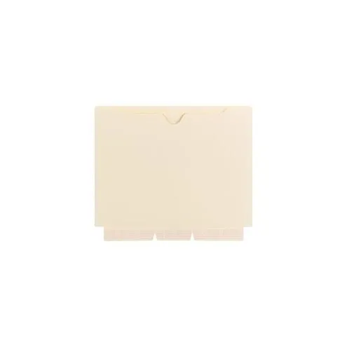 Smead Self-Adhesive Jackets - Letter - 8 1/2" x 11" Sheet Size - Manila - Recycled - 10 / Pack