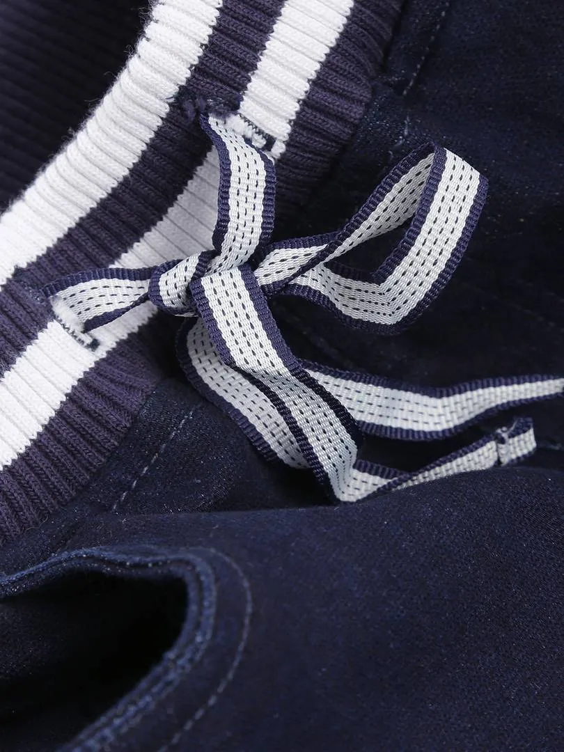 Stylish Denim Navy Blue Dyed Regular Fit Jeans For Boys