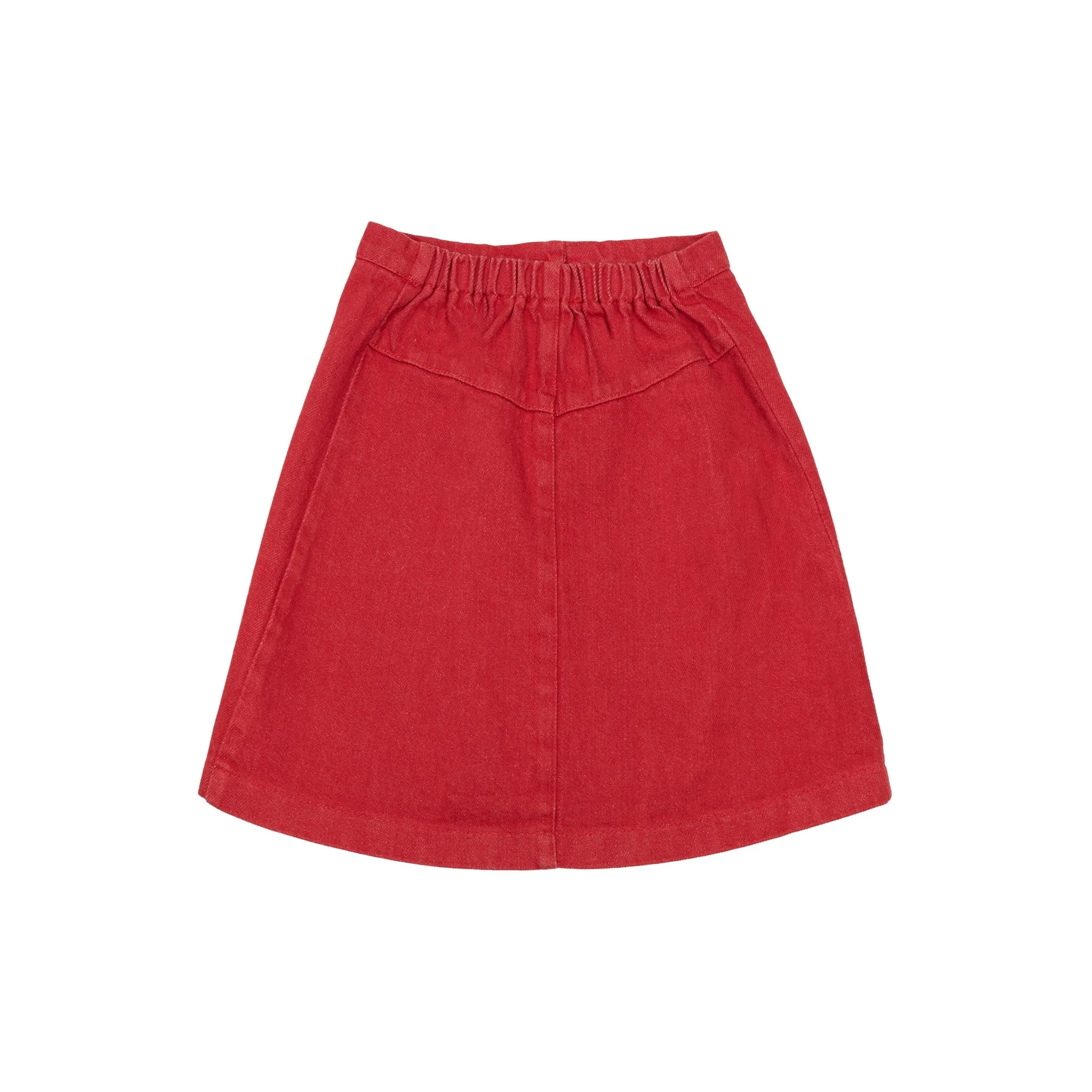 Wave Skirt - Red Jeans