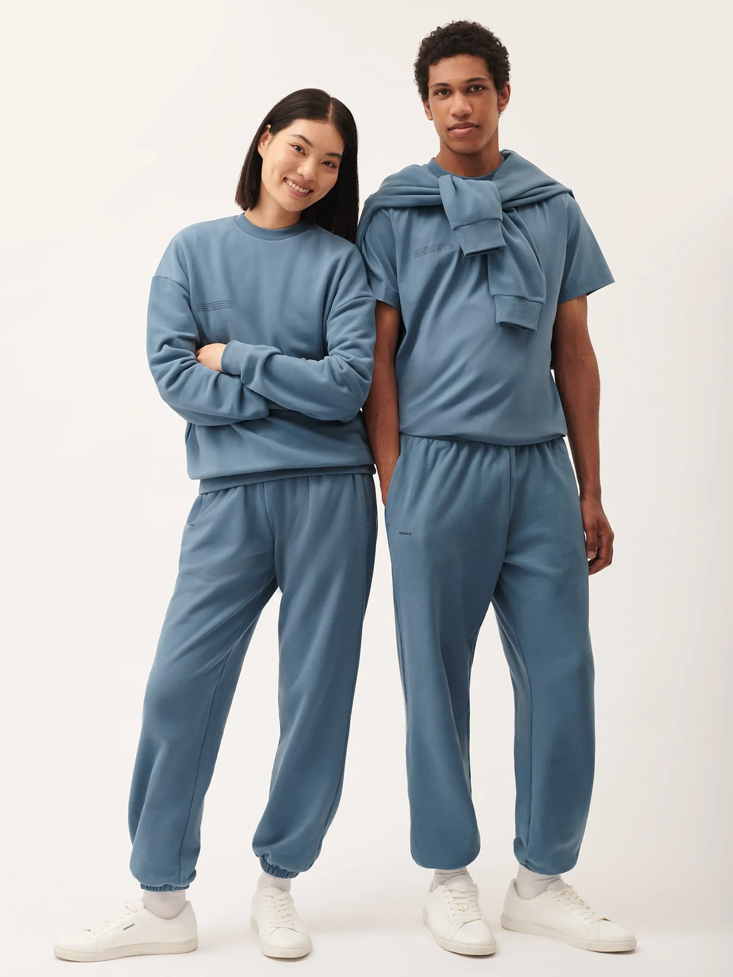 Womens 365 Midweight Track Pants—indigo blue