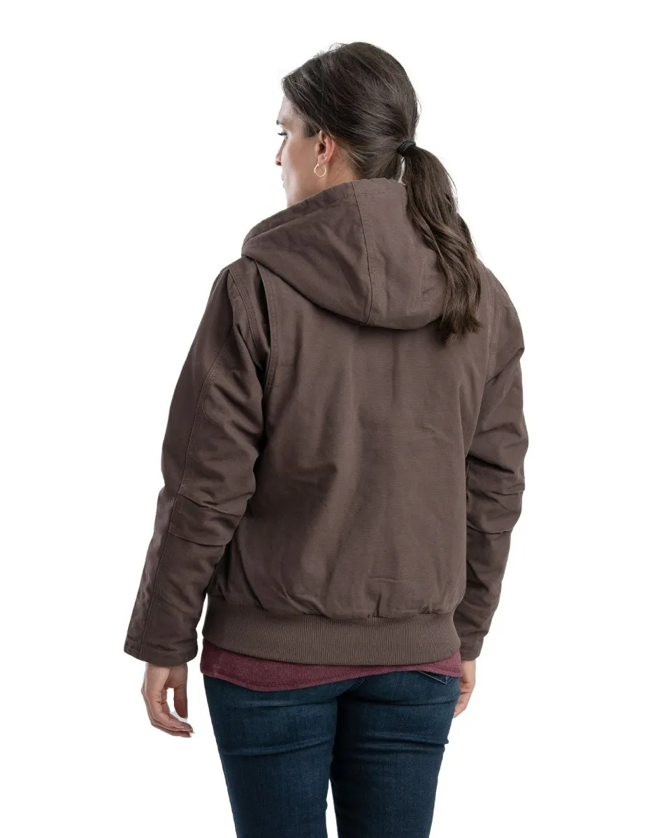 Women's Insulated Duck Hooded Active Jacket